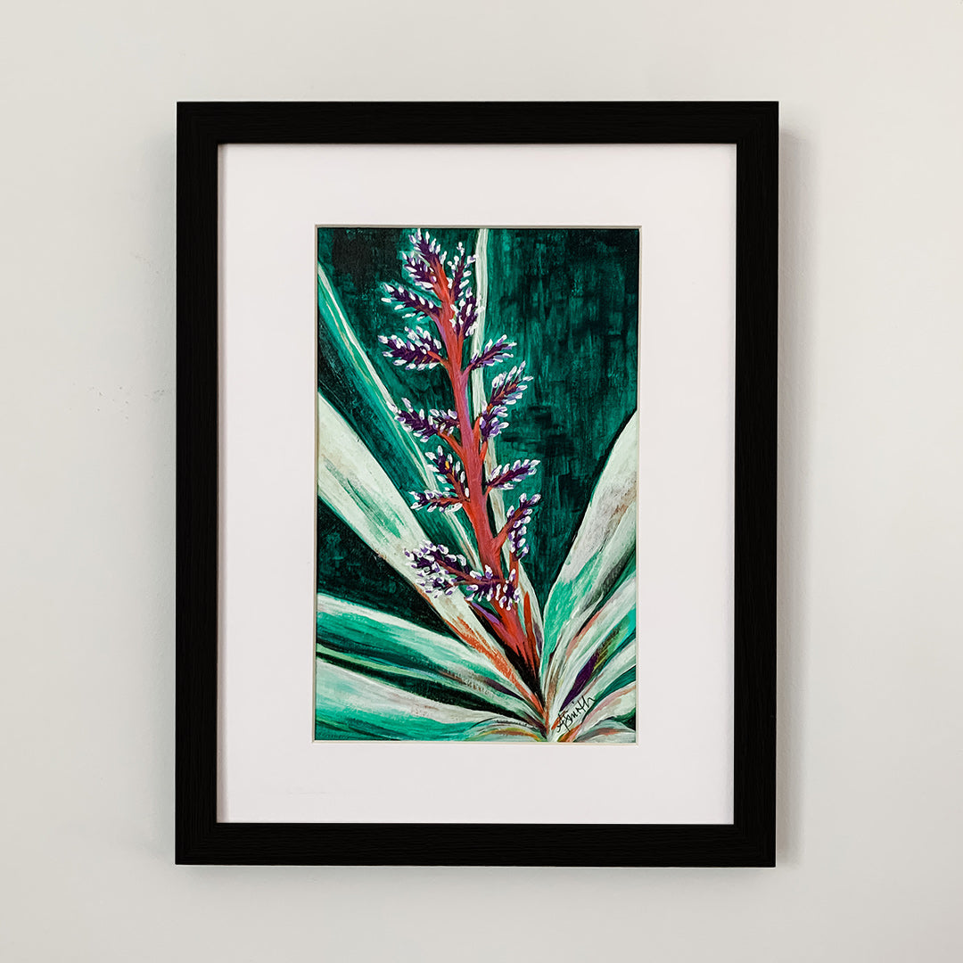 Aechmea (Blue Tango), 5x8"