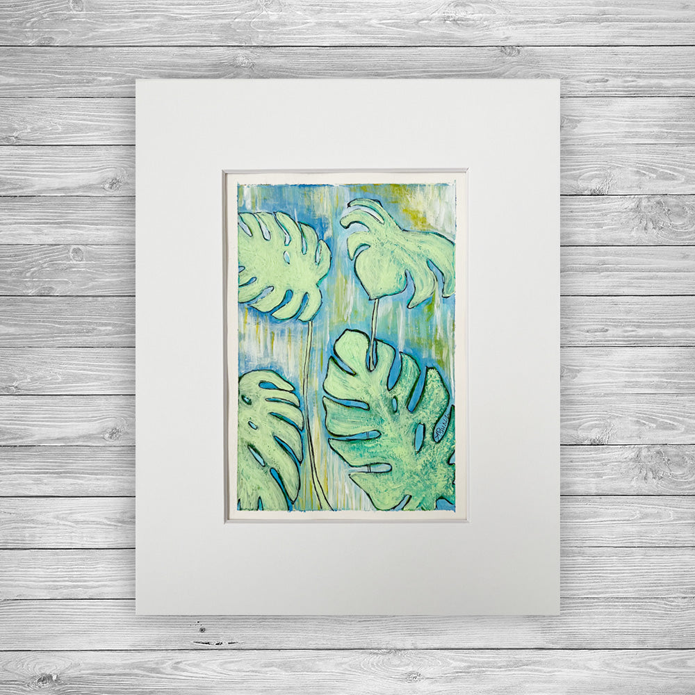 Monstera Deliciosa, 8x10"
