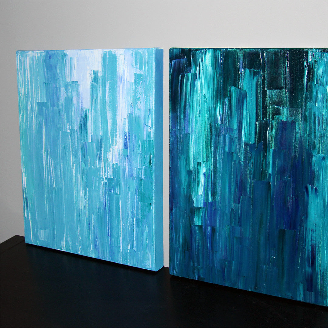 Aquascape 16x20" Oil Paintings - Original Art by Andrea Smith
