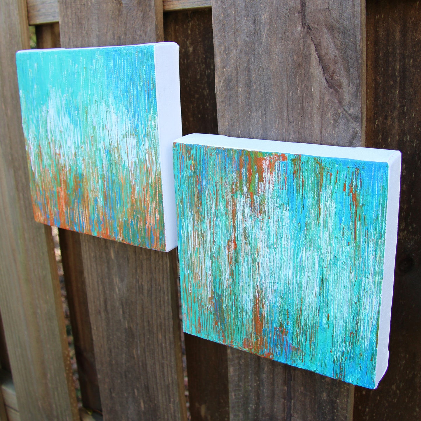 Sunset Reflection - Abstract Acrylic Paintings by Andrea Smith