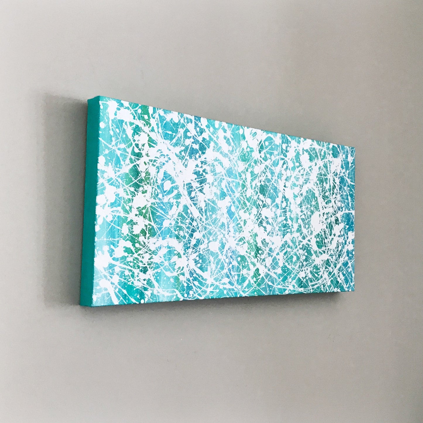 Symphony 24x12" Acrylic Painting - Original Art by Andrea Smith
