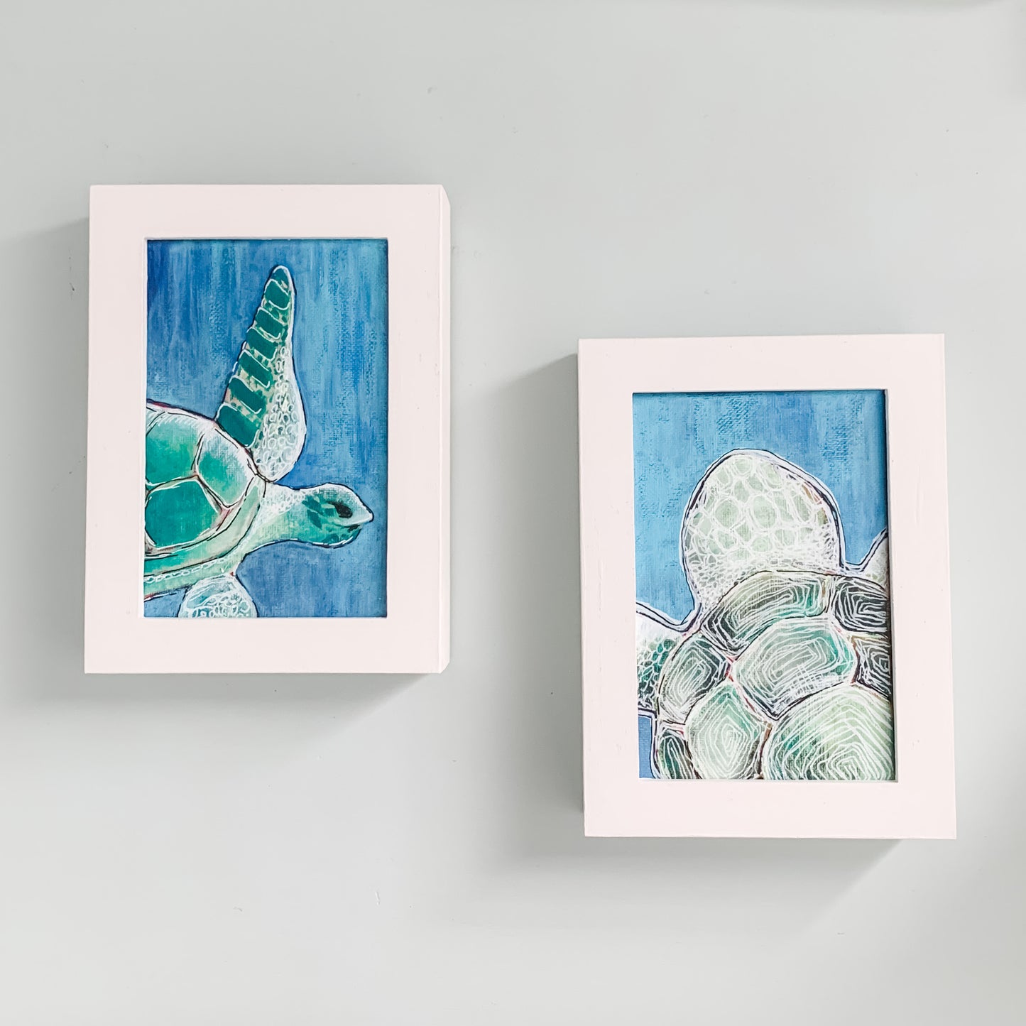 Sea Turtle Duo, 4x6"