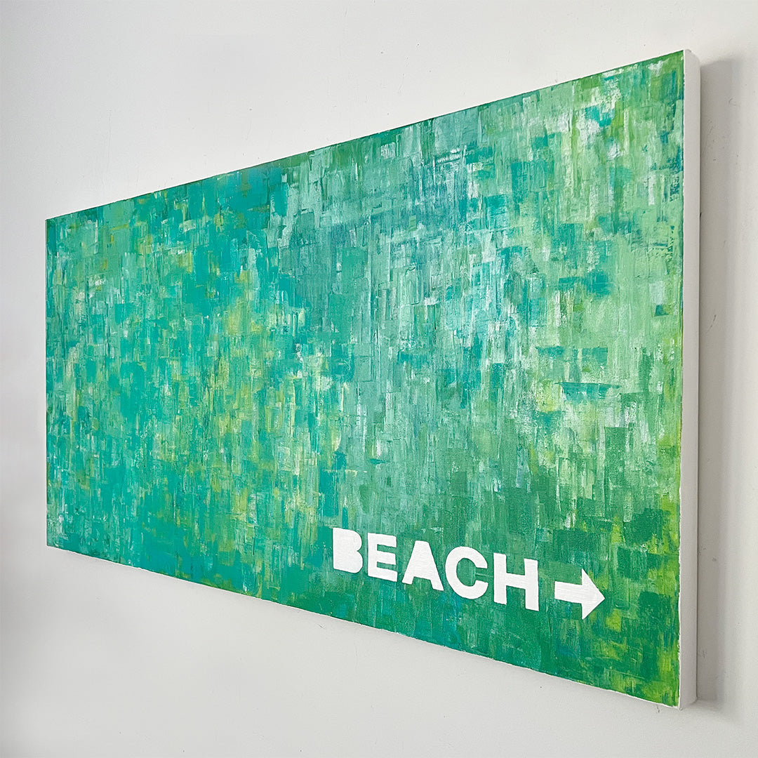 To the Beach, 48x24”