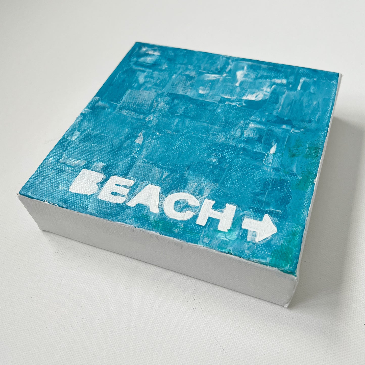 To The Beach, 6x6"