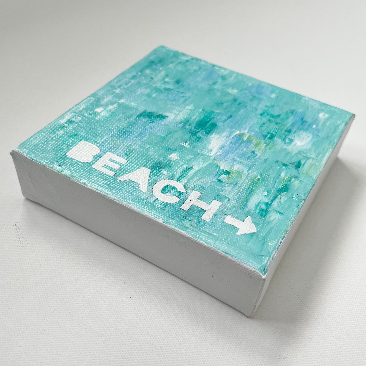 To The Beach, 6x6"