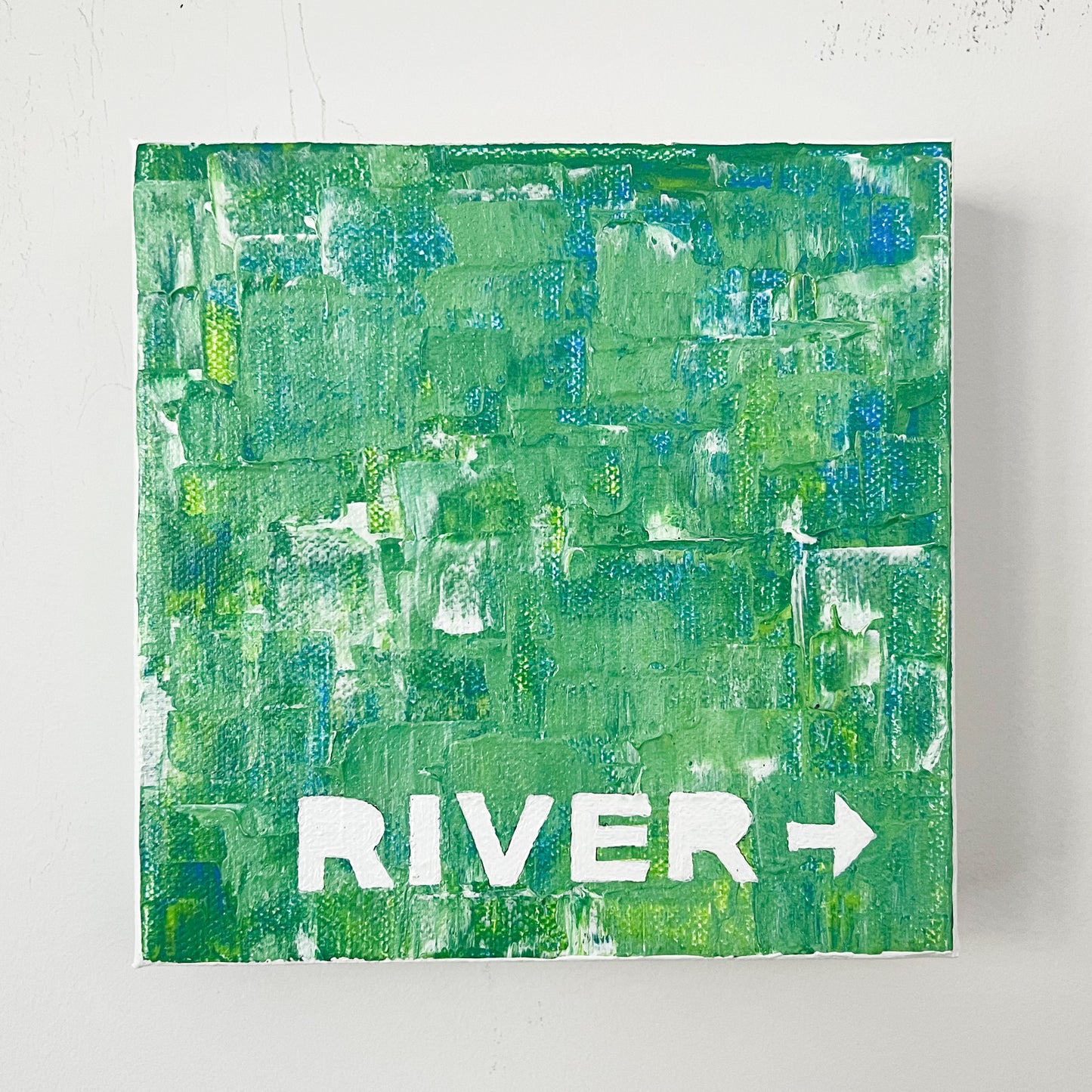 To The River, 6x6"