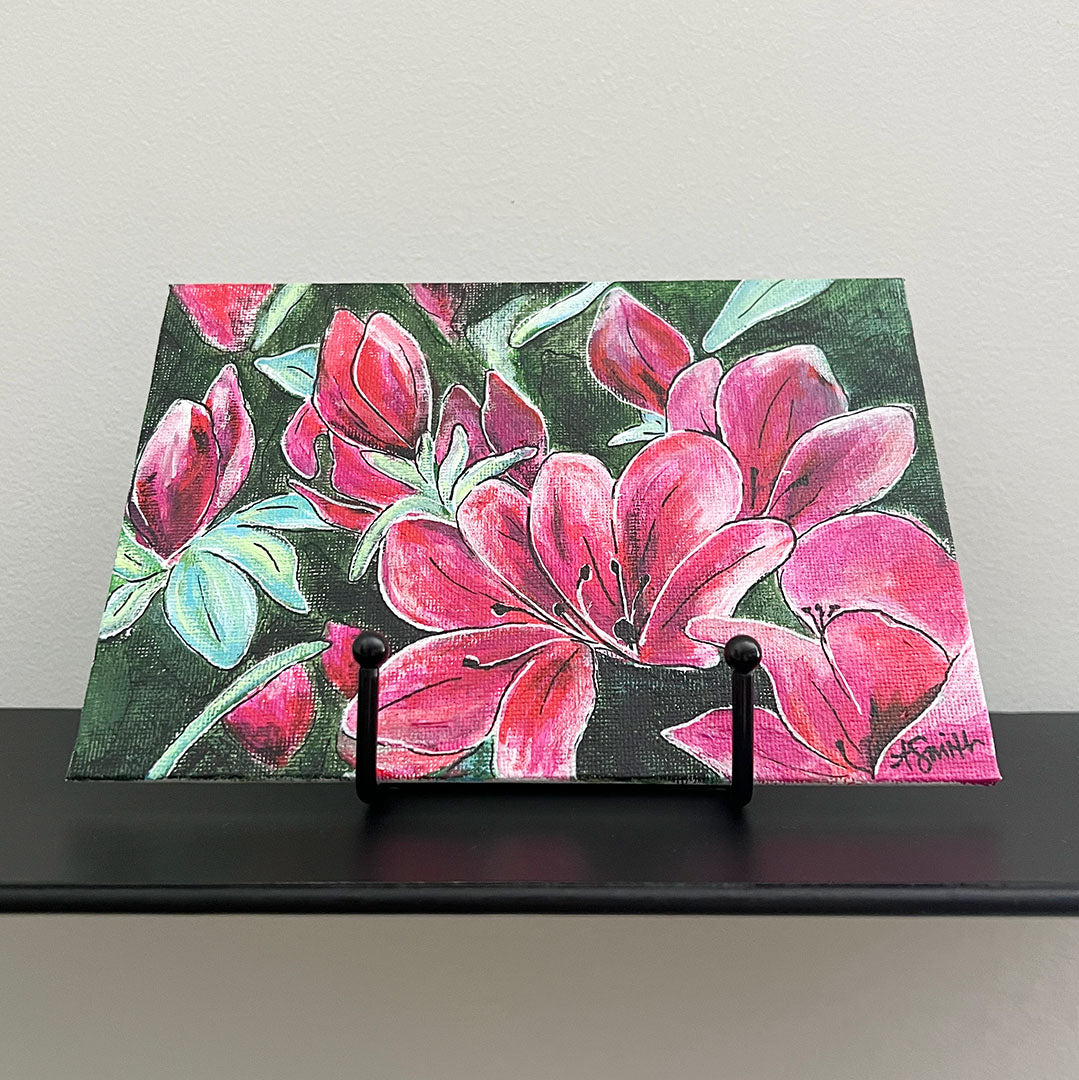 Azaleas II, 5x7"