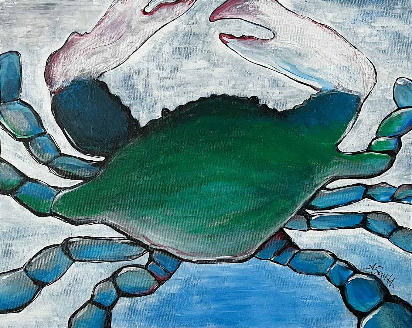 Coastal Crab, 16x20"