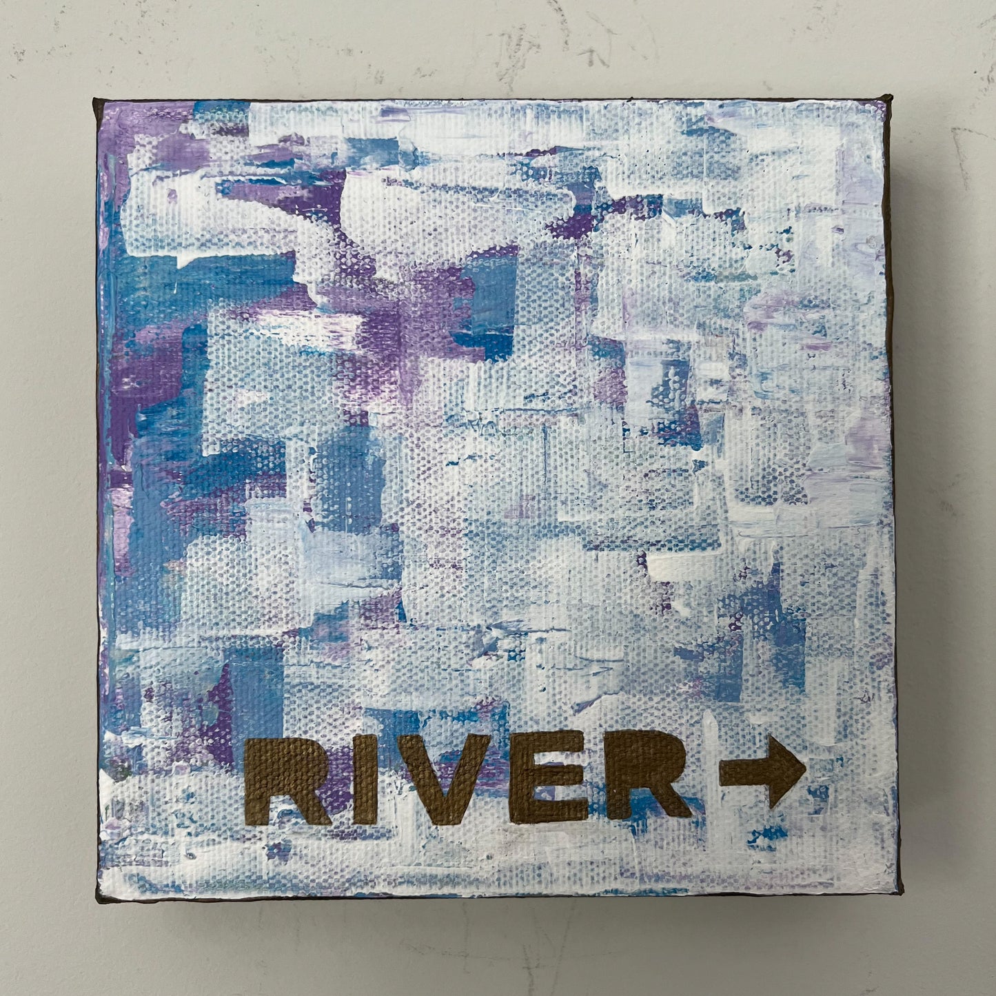 To The River, 6x6"