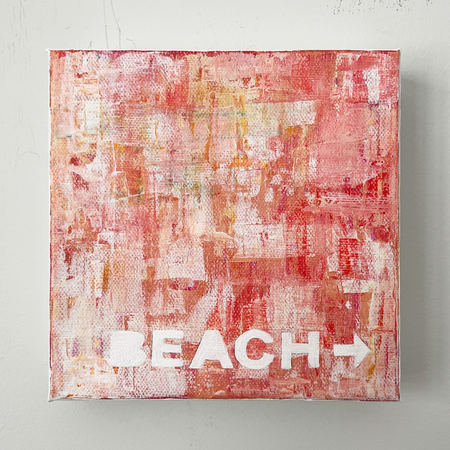 To The Beach, 6x6"