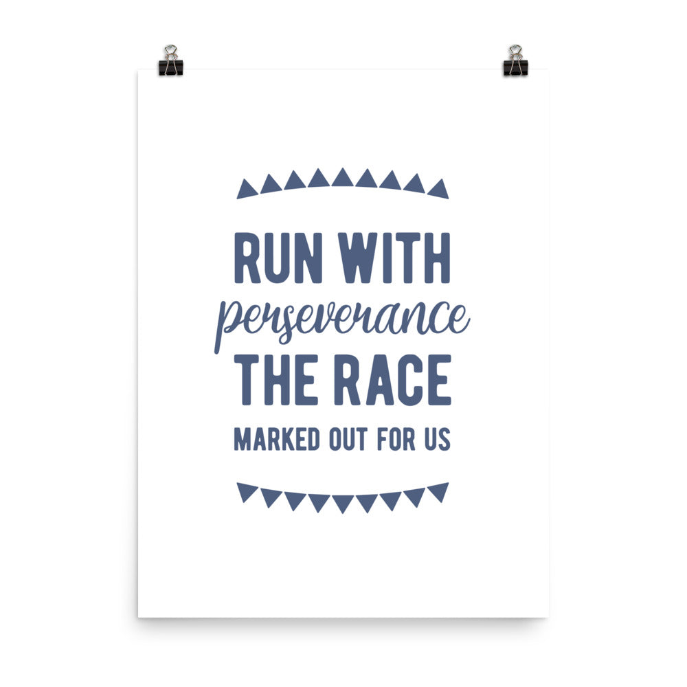 Run the Race Art Print