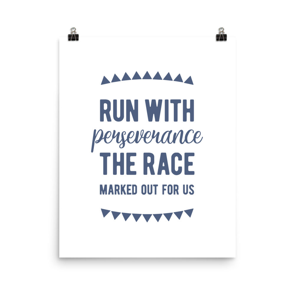 Run the Race Art Print