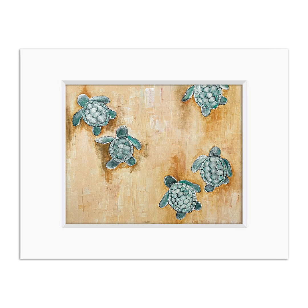 Beach Crawl Art Print, 8x10