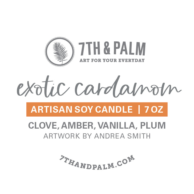 Exotic Cardamom Artisan Soy Candle