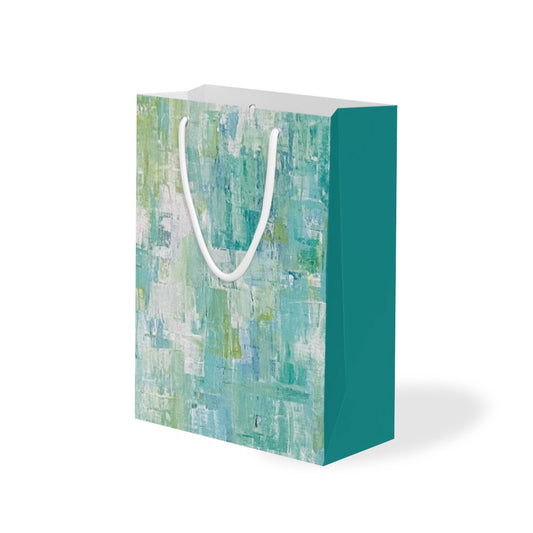 Abstract Aqua Gift Bag
