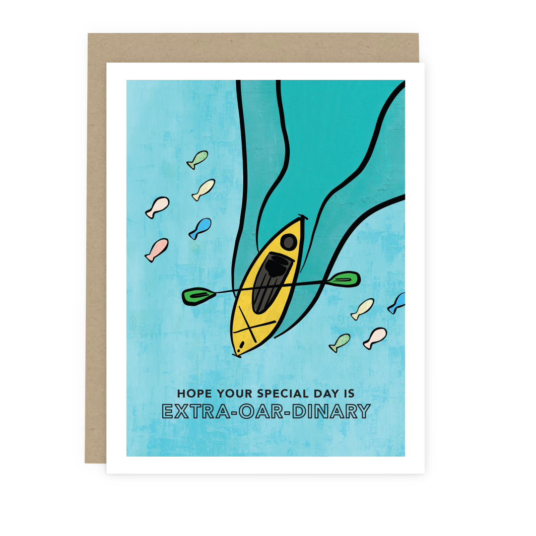Kayaking Card Extraordinary Kayak Card | Greeting Cards & Stationery by 7th & Palm