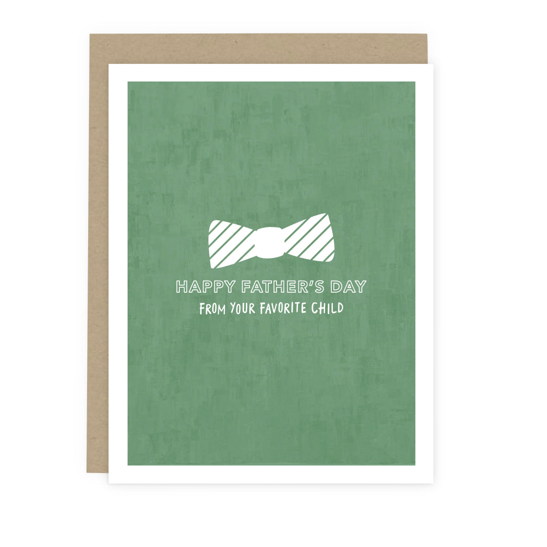 Bow Tie Father's Day Card