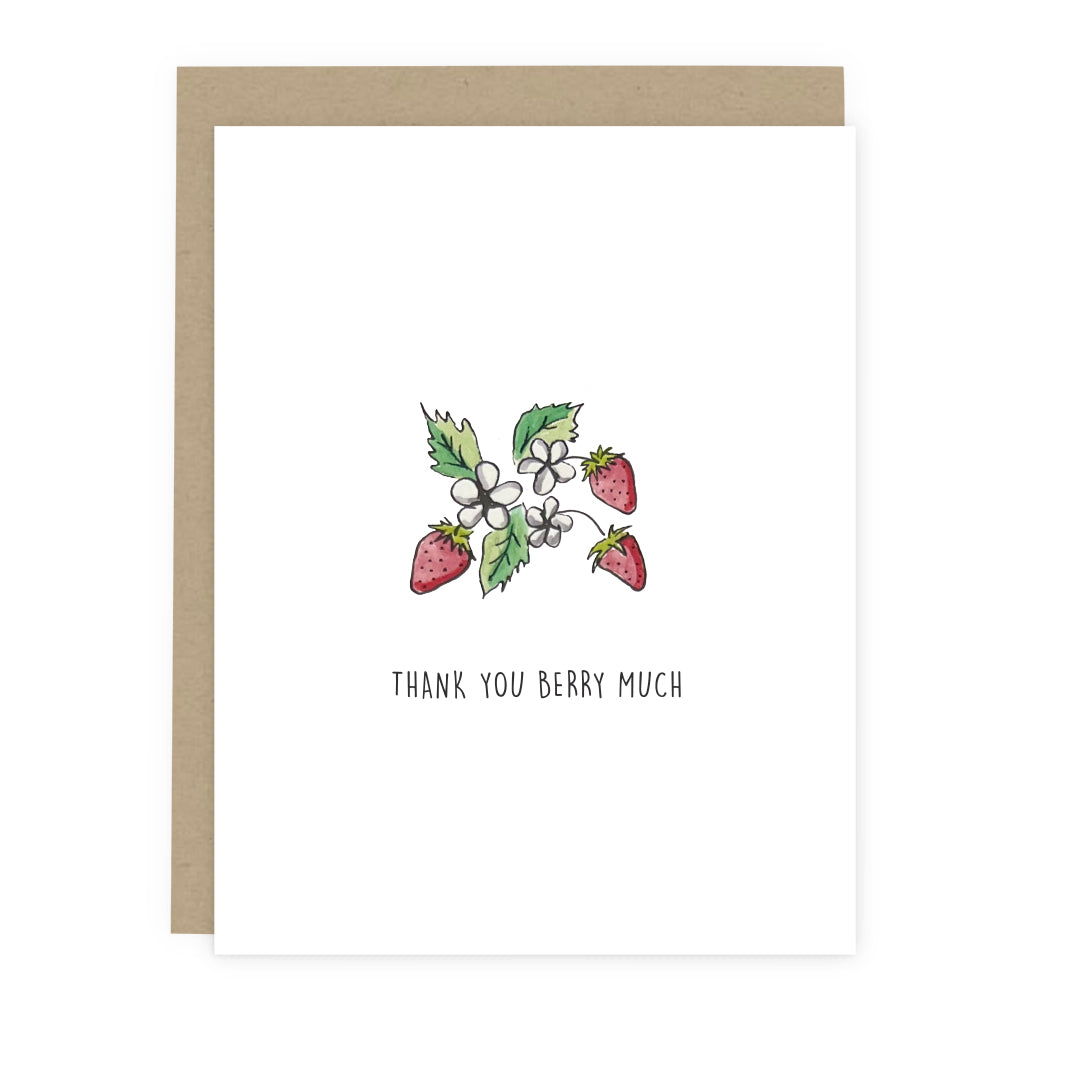 Thank You Berry Much Card