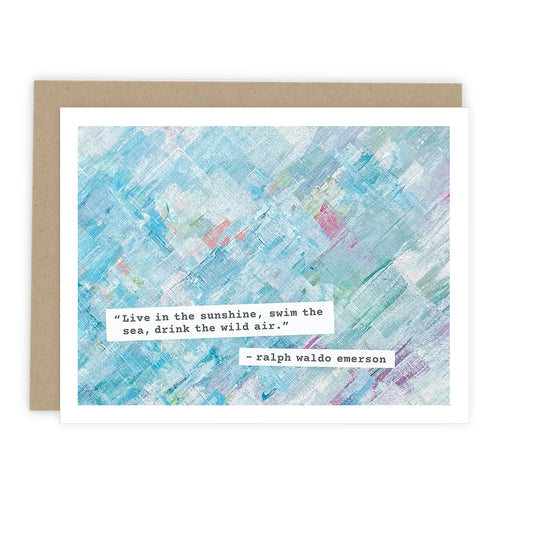 Emerson Wild Air Quote Card
