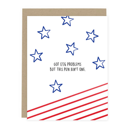 Fourth of July 1776 Americana Card