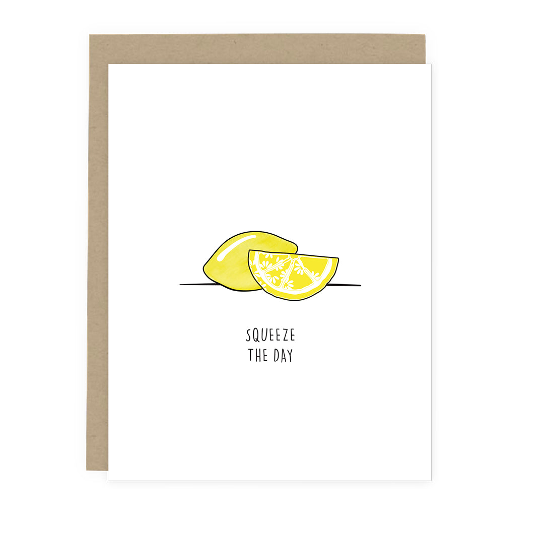 Squeeze the Day Lemons Card