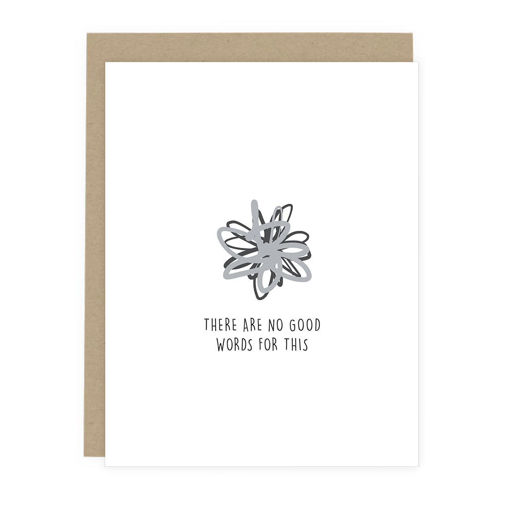 No Good Words Card
