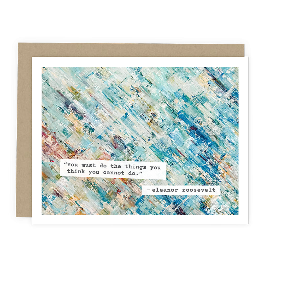 Roosevelt Do the Things Card