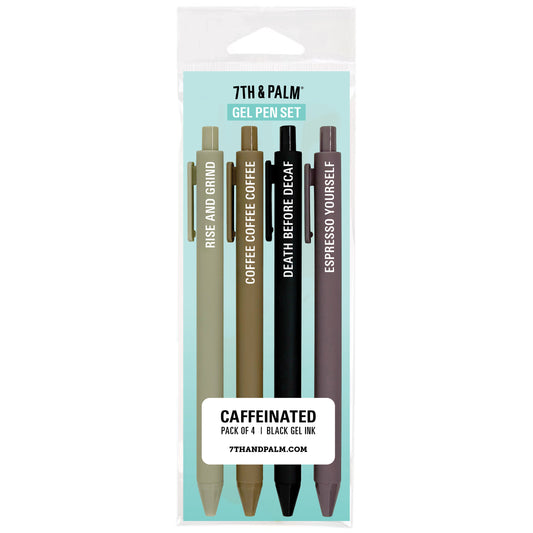 Caffeinated Gel Pen Set