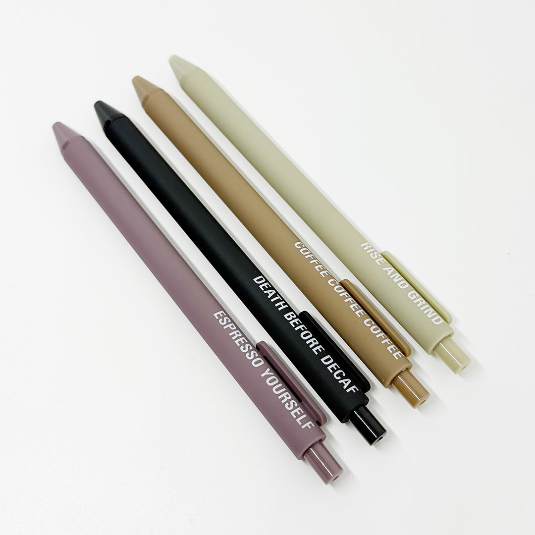 Caffeinated Gel Pen Set
