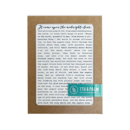It Came Upon the Midnight Clear Lyrics Christmas Cards: Boxed Set