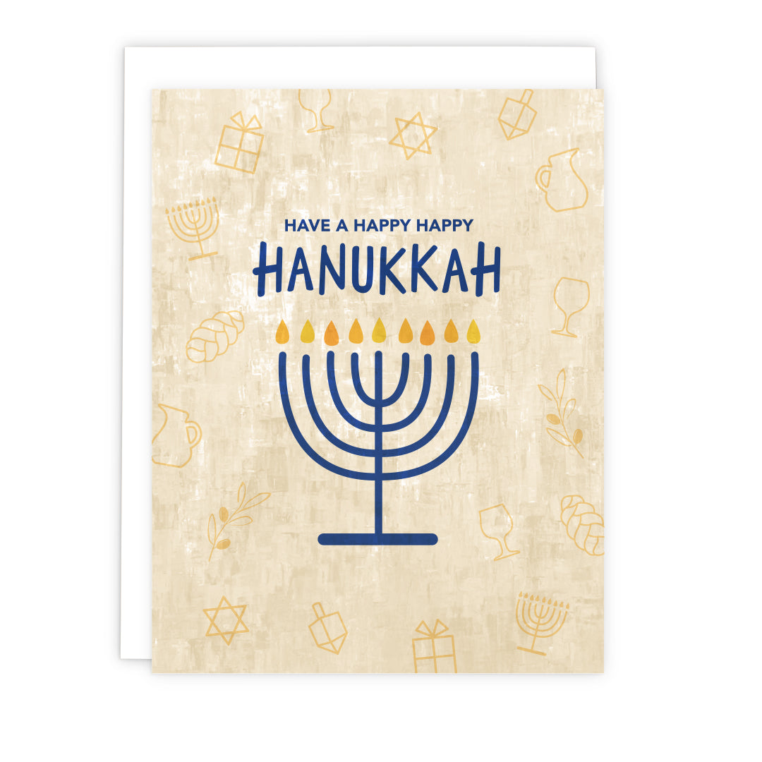 Hanukkah Menorah Cards: Boxed Set