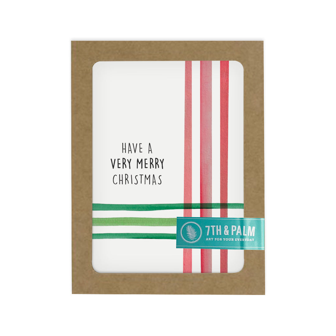 Christmas Plaid Holiday Cards: Boxed Set