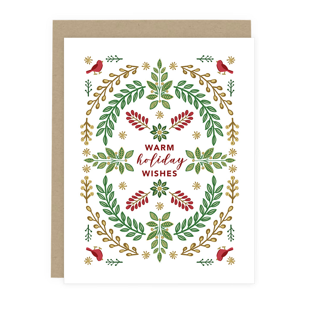 Warm Holiday Wishes Card: Boxed Set