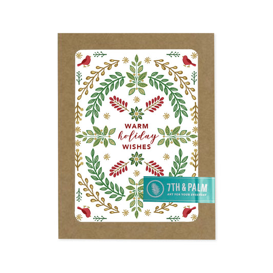 Warm Holiday Wishes Card: Boxed Set