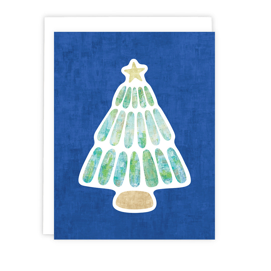 Abstract Tree Holiday Card: Boxed Set
