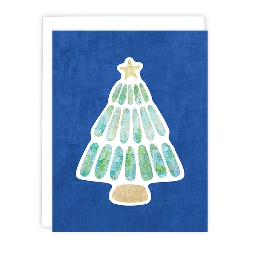 Abstract Tree Holiday Card: Boxed Set