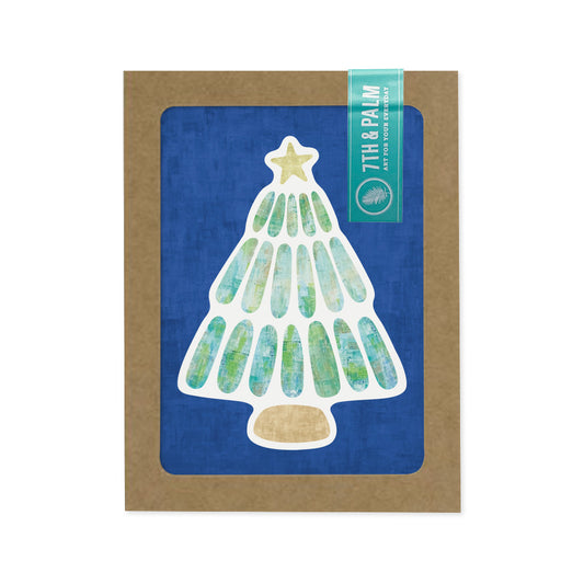 Abstract Tree Holiday Card: Boxed Set