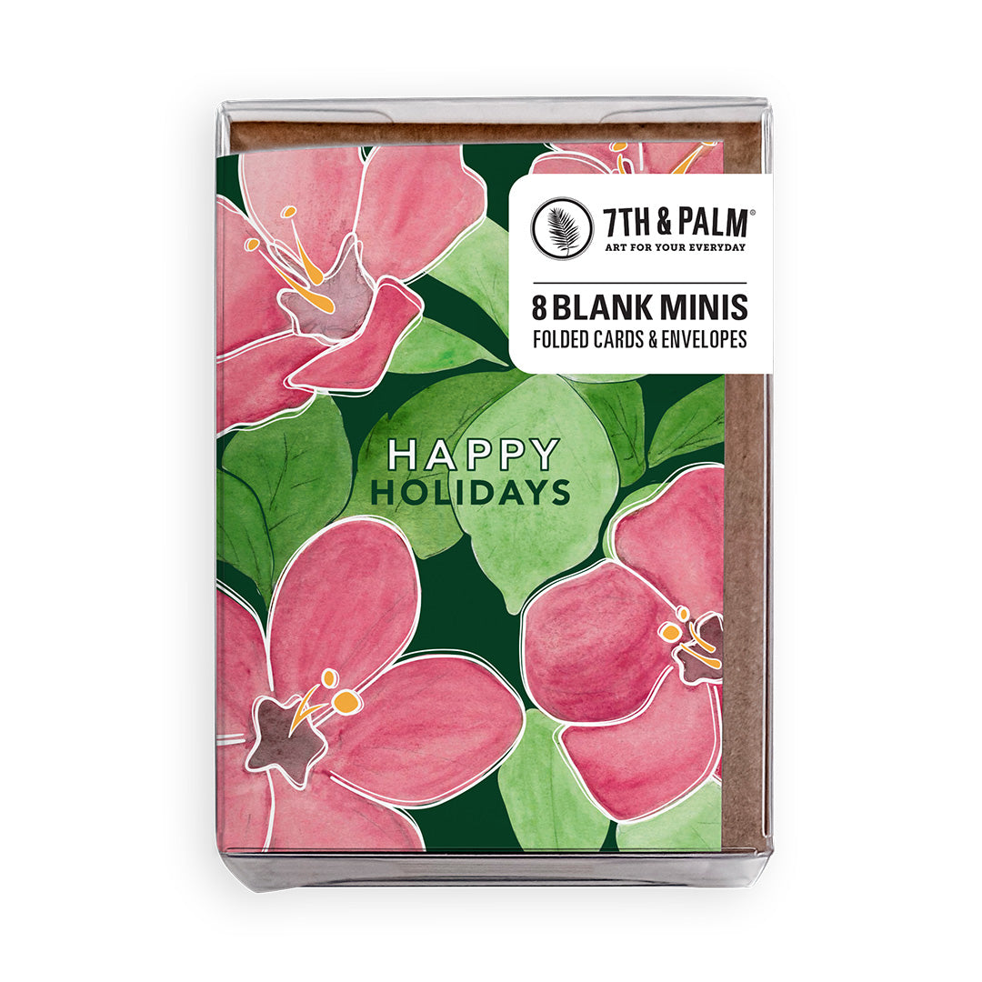 Hibiscus Holiday Mini Enclosure Cards: Boxed Set