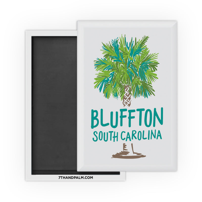 Bluffton Palm Tree Magnet