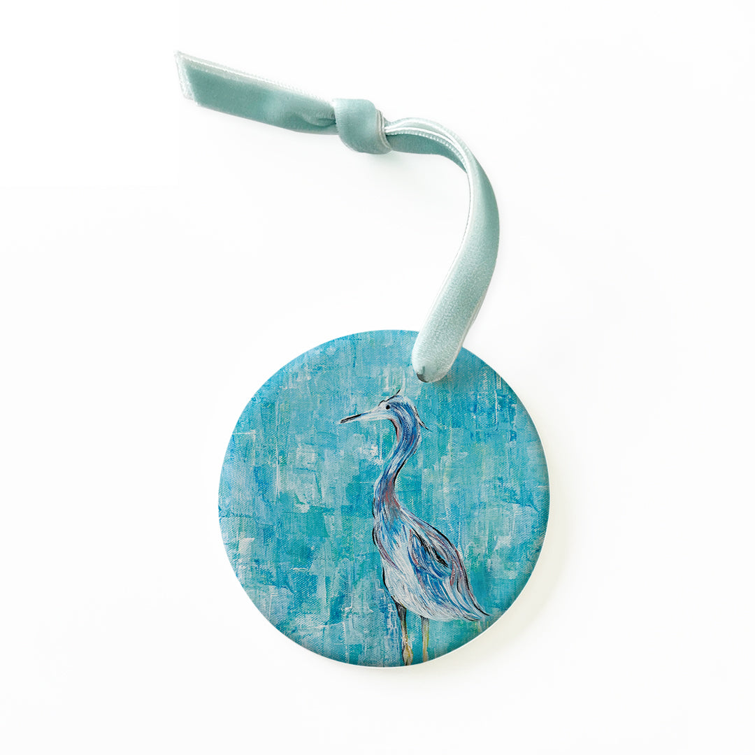 Heron Ceramic Ornament