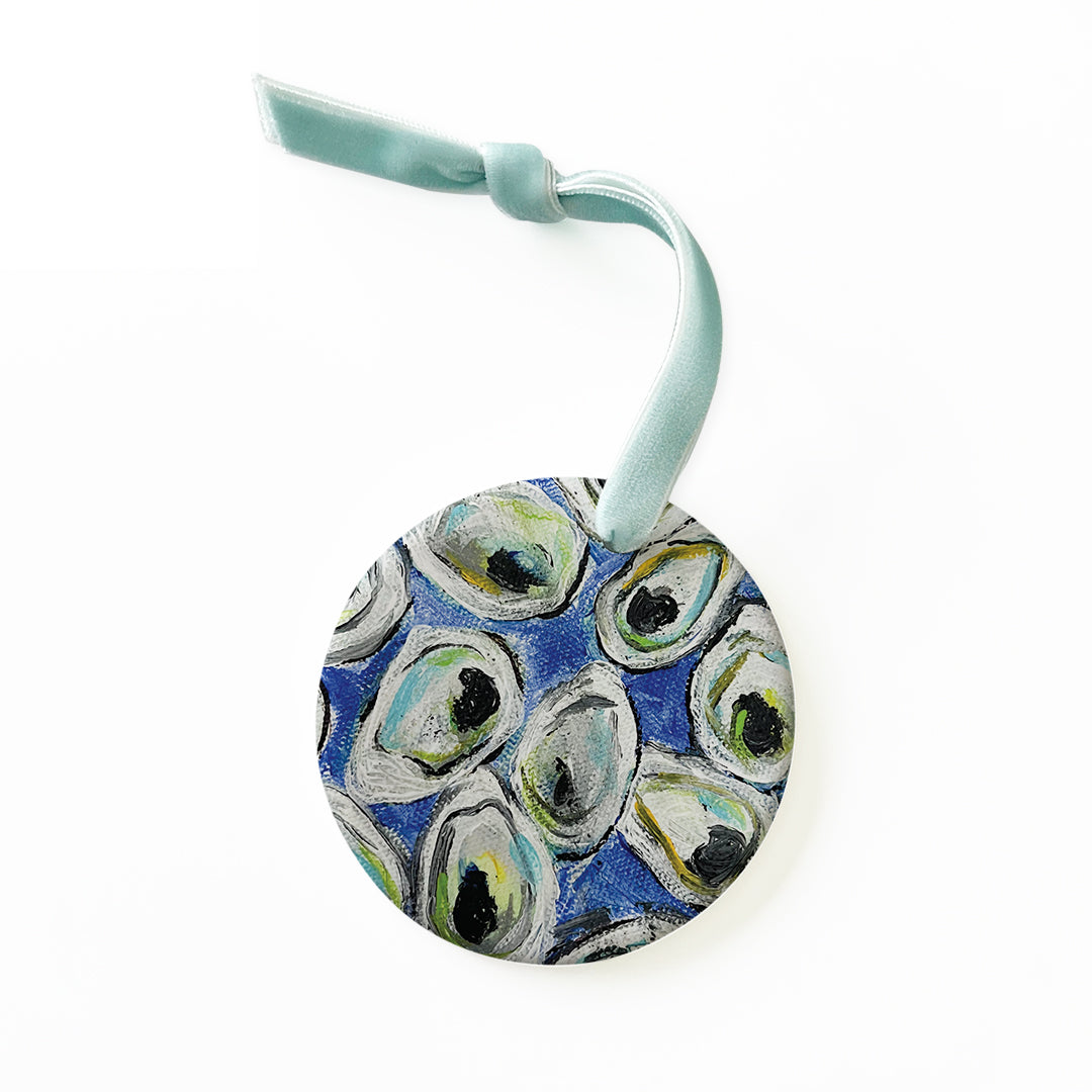 Oyster Shells Ceramic Ornament