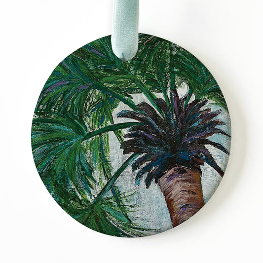 Palmetto Tree Ceramic Ornament
