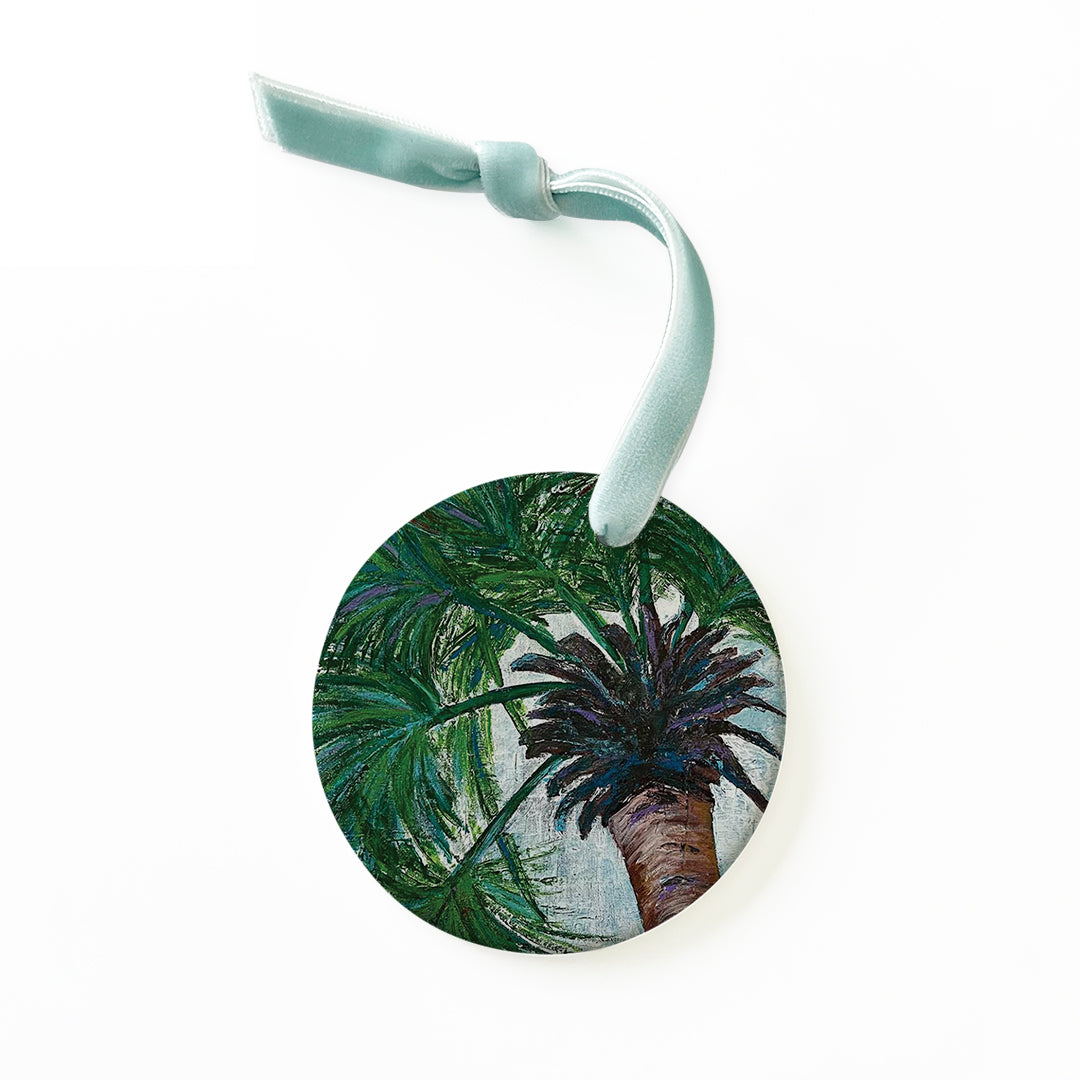 Palmetto Tree Ceramic Ornament