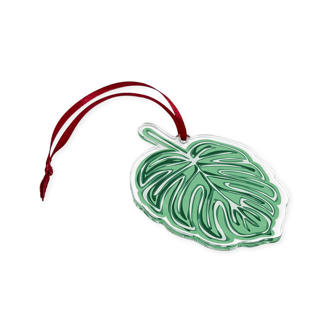 Monstera Leaf Acrylic Ornament