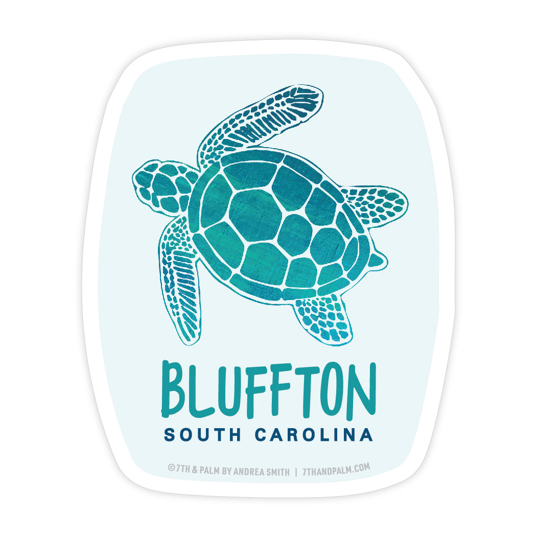 Bluffton Sea Turtle Sticker