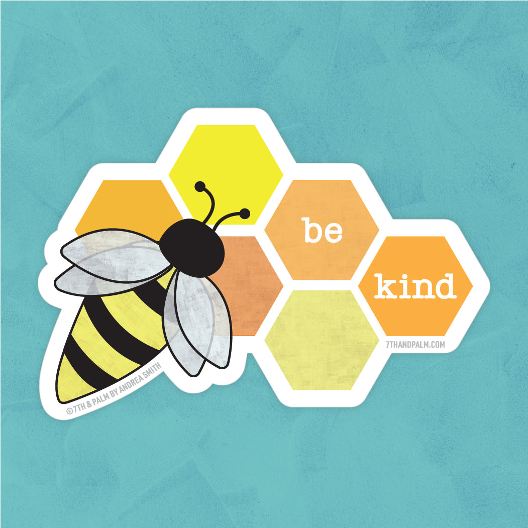 Be Kind Bumble Bee Sticker