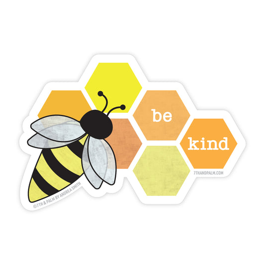 Be Kind Bumble Bee Sticker