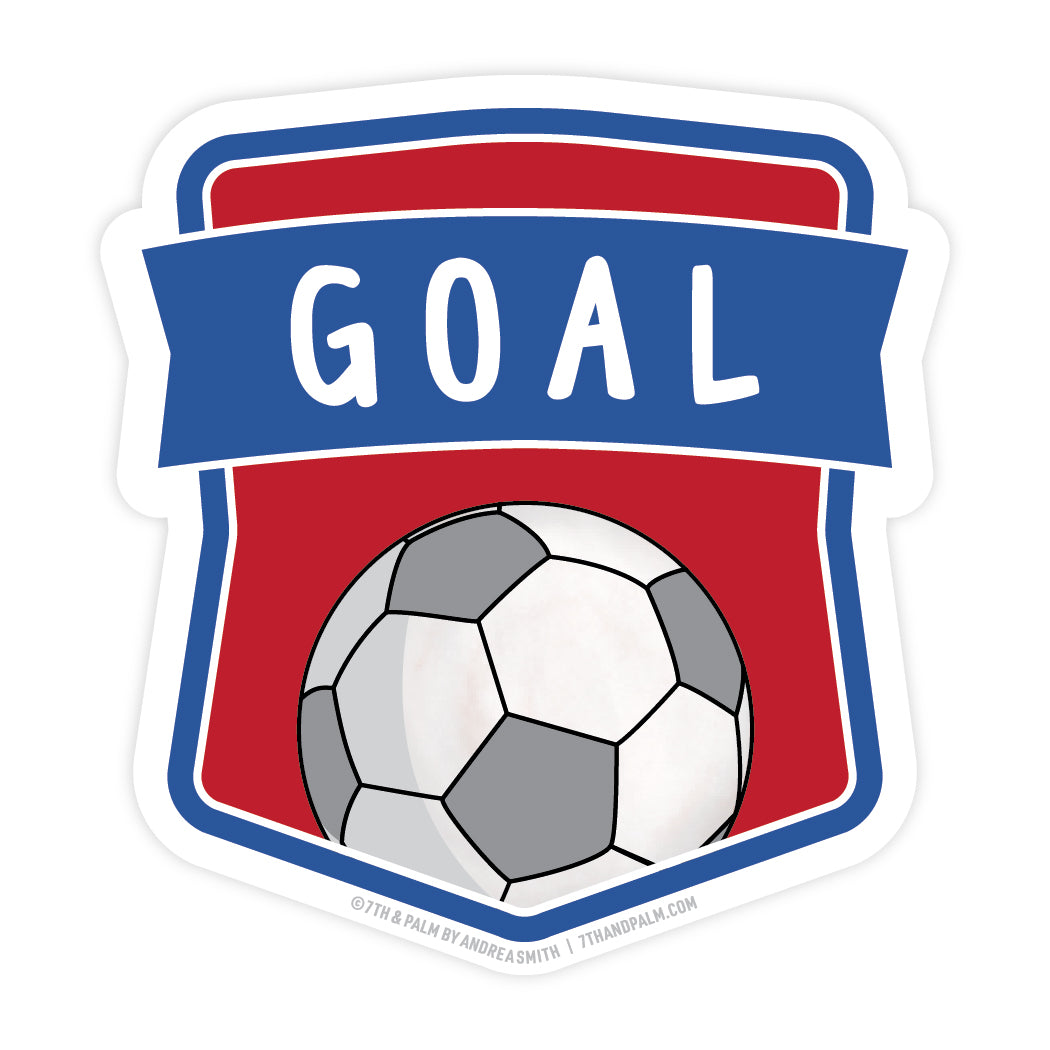 Soccer Goal Vinyl Sticker