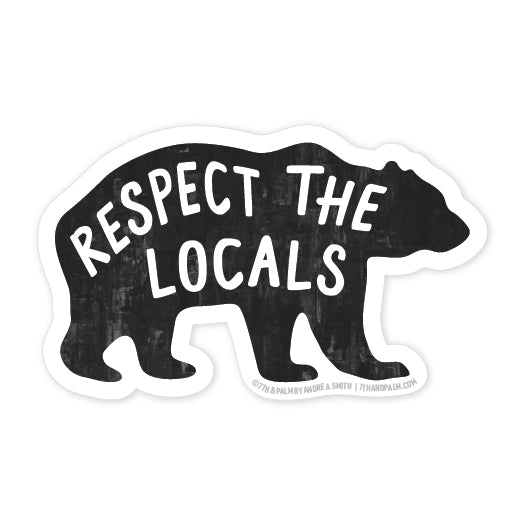 Black Bear Vinyl Sticker