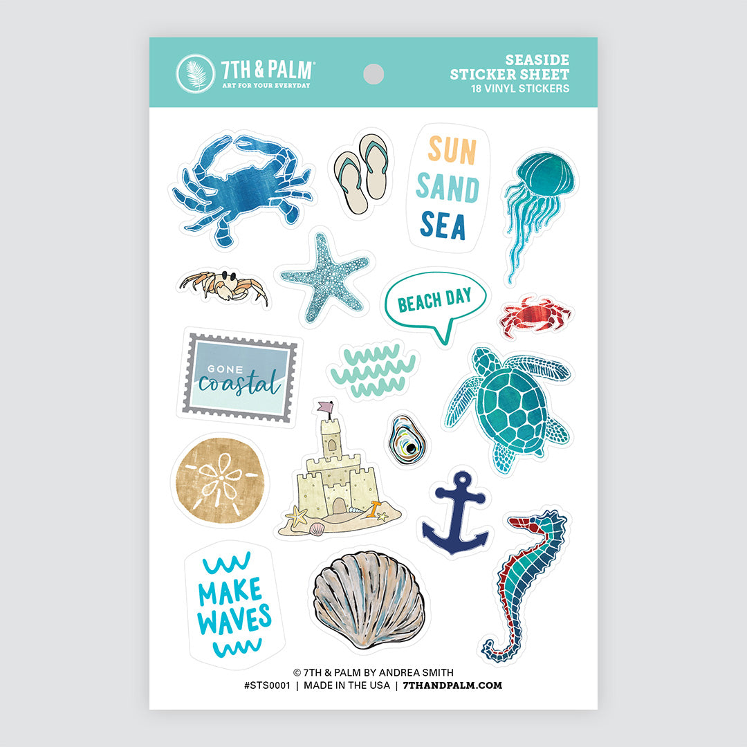 Seaside Sticker Sheet